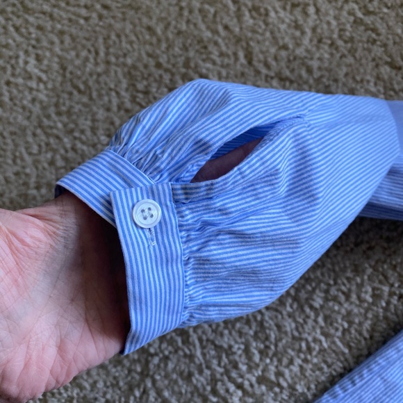 Veronica Beard One Shoulder Ruffle Top Blouse Sz 6 - Picture 8 of 16